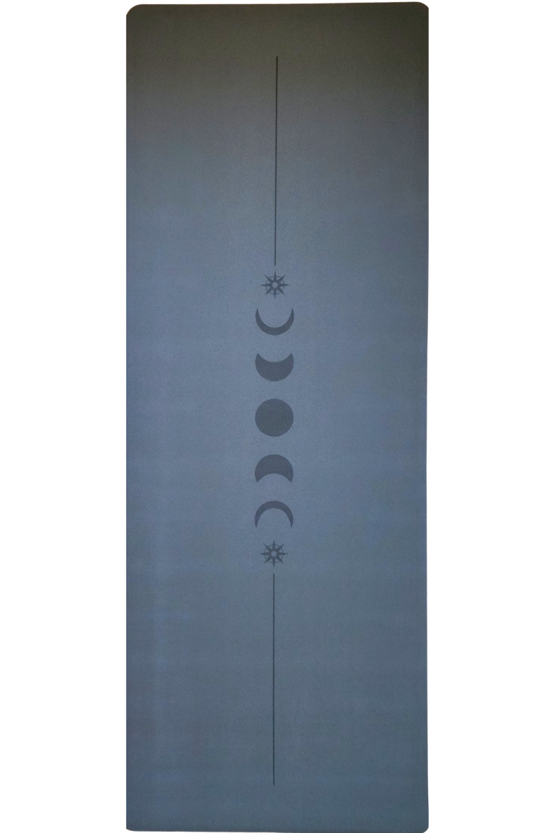 Yoga Matı Kaydırmaz Doğal Kauçuk 5mm Gri