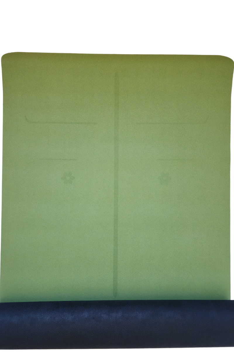 Yoga/Pilates Matı Kaydırmaz Doğal Kauçuk 5mm Yeşil Sade