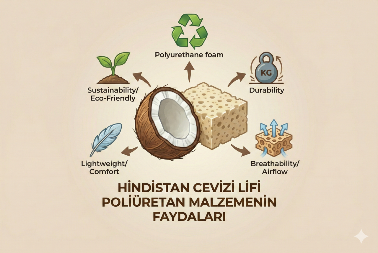 Hindistan Cevizi Liflerinden Elde Edilmiş Poliüretan Malzemenin Faydaları Nedir?