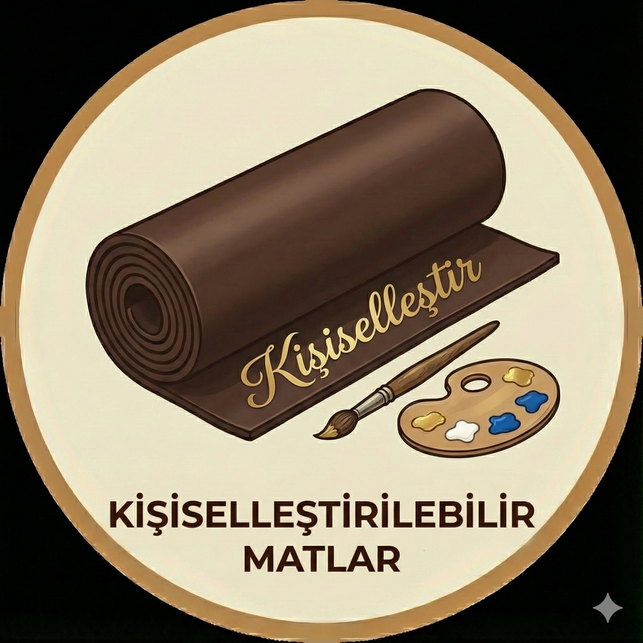 Stüdyolar İçin Logo Baskılı Mat