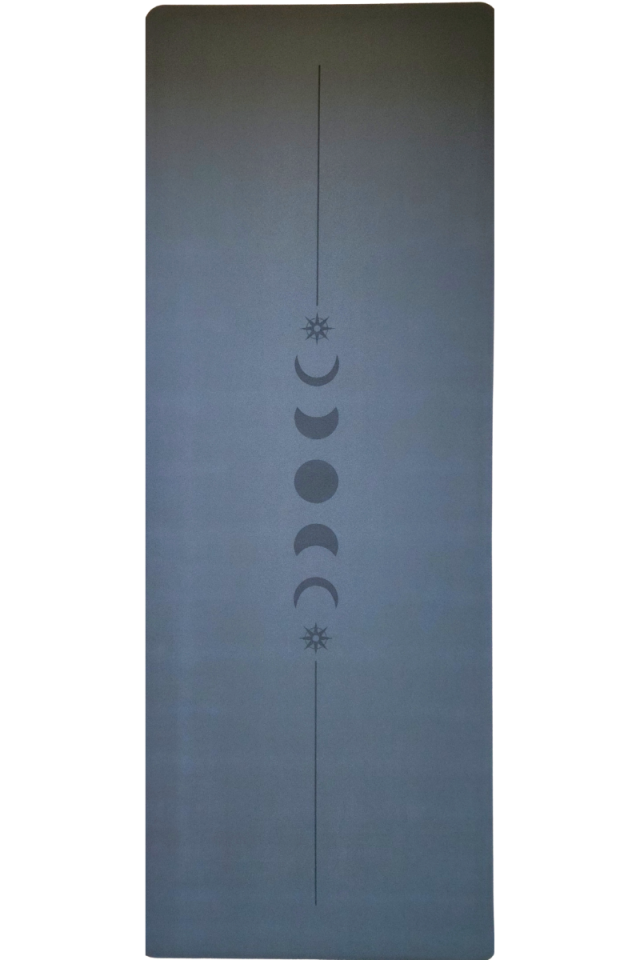 Yoga Matı Kaydırmaz Doğal Kauçuk 5mm Gri