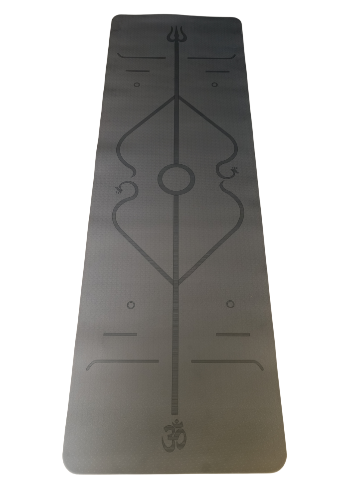 TPE Yoga/Pilates Matı Siyah 6mm