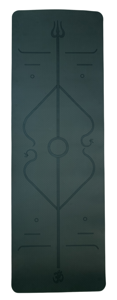 TPE Yoga/Pilates Matı Siyah 6mm