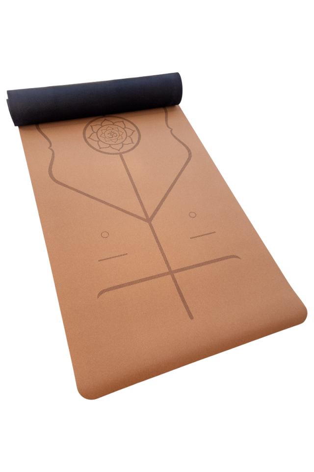 Mantar Mat 5mm Kauçuk Taban Om Desenli